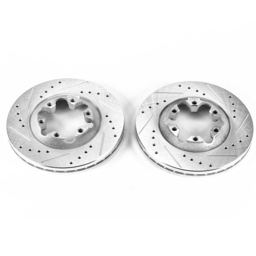 PowerStop AR8653XPR PowerStop Evolution Performance Drilled, Slotted & Plated Brake Rotor Pair