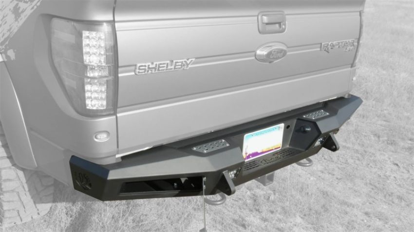 Addictive Desert Designs R017301280103 10-14 Ford F-150 Raptor HoneyBadger Rear Bumper w/ Tow Hooks