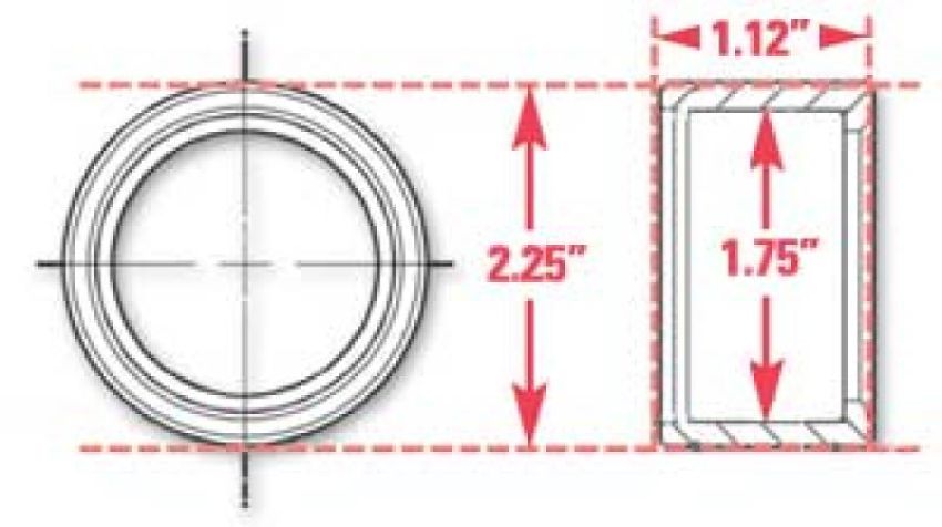 SPECIALTY PRODUCTS COMPANY 15521 WELD-IN RING KIT 1.75