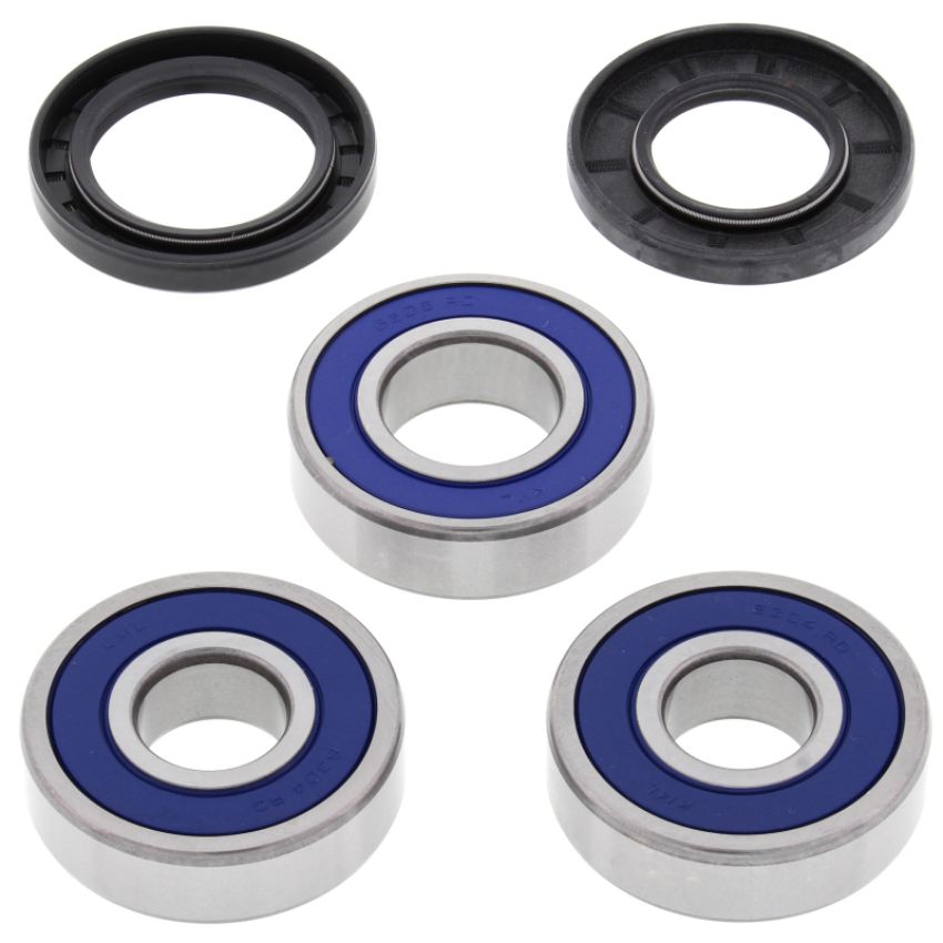 All Balls Racing 25-1281 89-90 Kawasaki ZX750 (Ninja) ZX7 Wheel Bearing Kit Rear