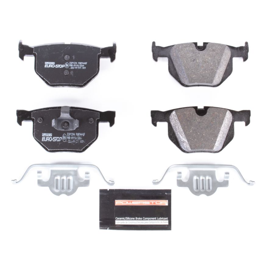 PowerStop ESP1394 EuroStop ECE-R90 Certified Brake Pad Set