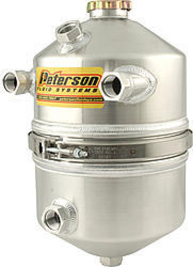 PETERSON FLUID PTR08-0010 3 Gal. Oil Tank Dual In