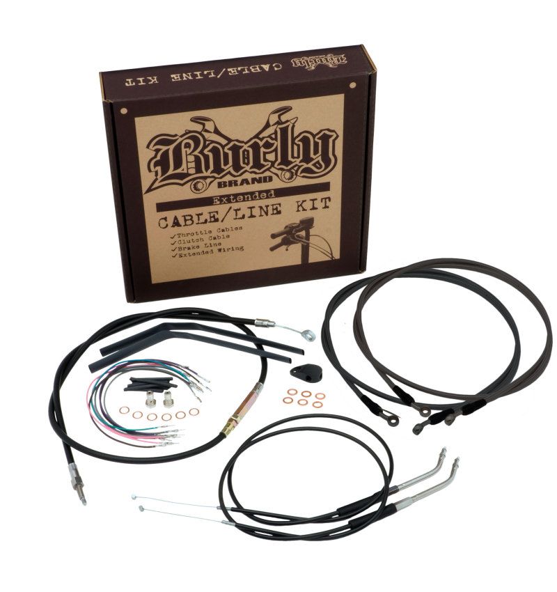 Burly Brand B30-1256 Bagger Control Kit 16in Ape - Black