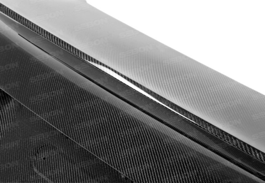 Seibon TL1213BMWF30-C-S 12-13 BMW F30 CSL Style Carbon Fiber Trunk - Shaved