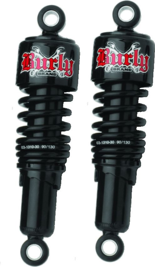 Burly Brand B28-1208B Slammer Shocks 10.5in - Black