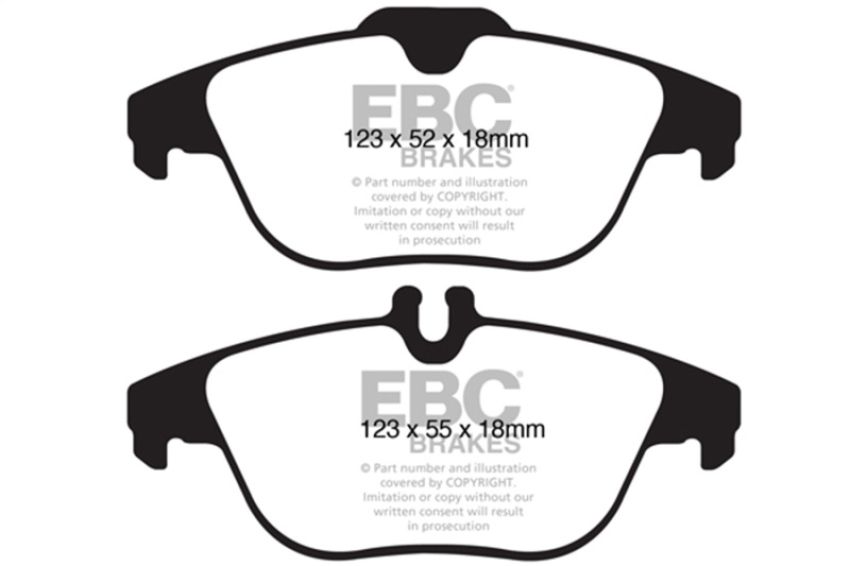 EBC Brakes DP31990C Redstuff Ceramic Low Dust Brake Pads