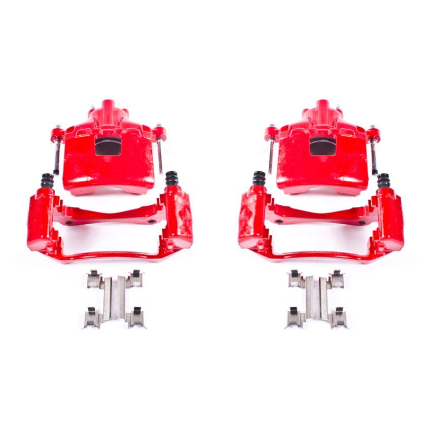 PowerStop S5034 Red Powder Coated Calipers