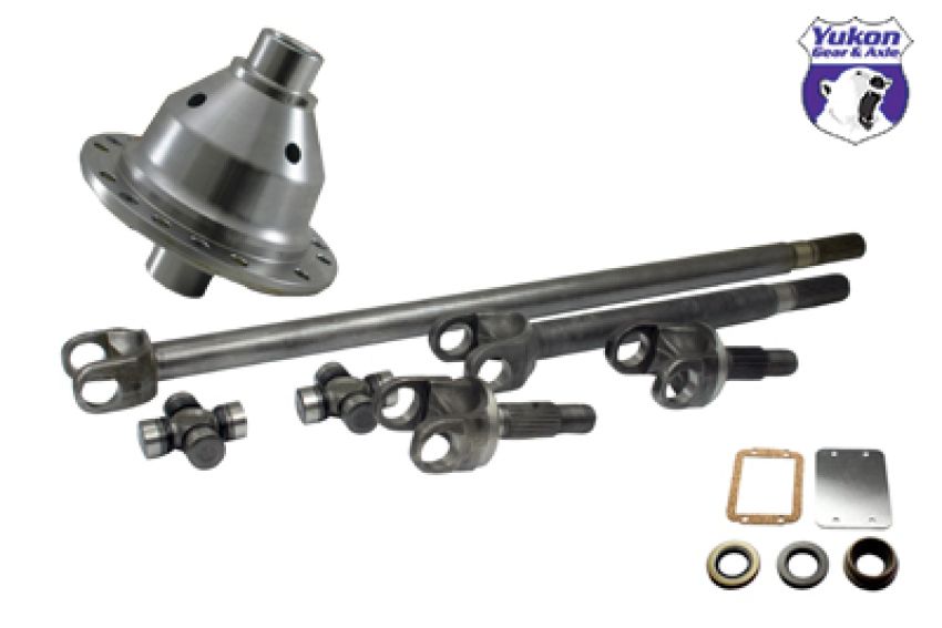 Yukon Gear & Axle YA W24160-YGL Yukon Gear 30 Spline 4340 Chrome-Moly Axle & Grizzly Locker Kit For Jeep TJ / XJ / YJ & Zj
