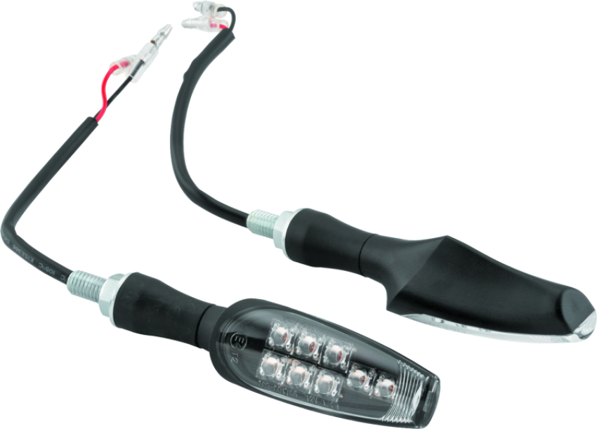 BikeMaster 266265 8 Led Turnsignals Pair - Black
