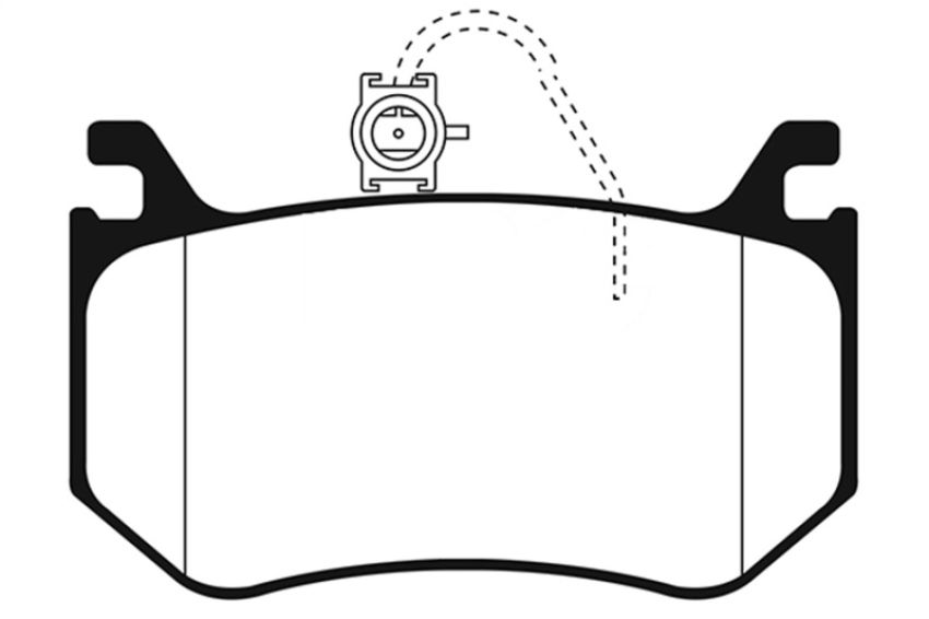 EBC Brakes DP42326R Yellowstuff Street And Track Brake Pads