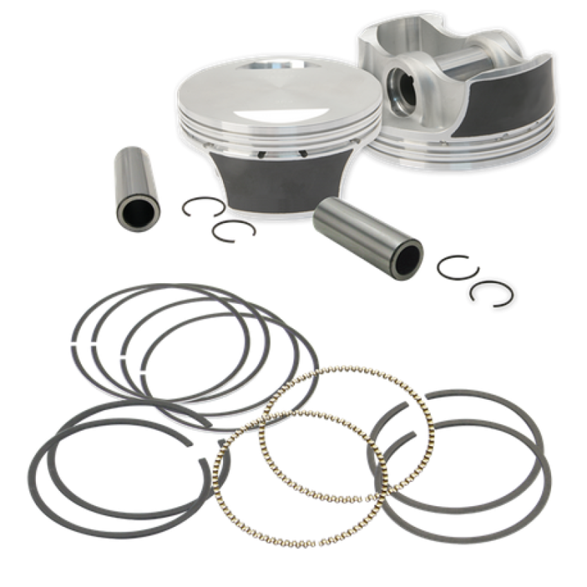 S&S Cycle 106-3690 07-17 BT 3.927in Standard Bore 106in Big Bore Forged Piston Set