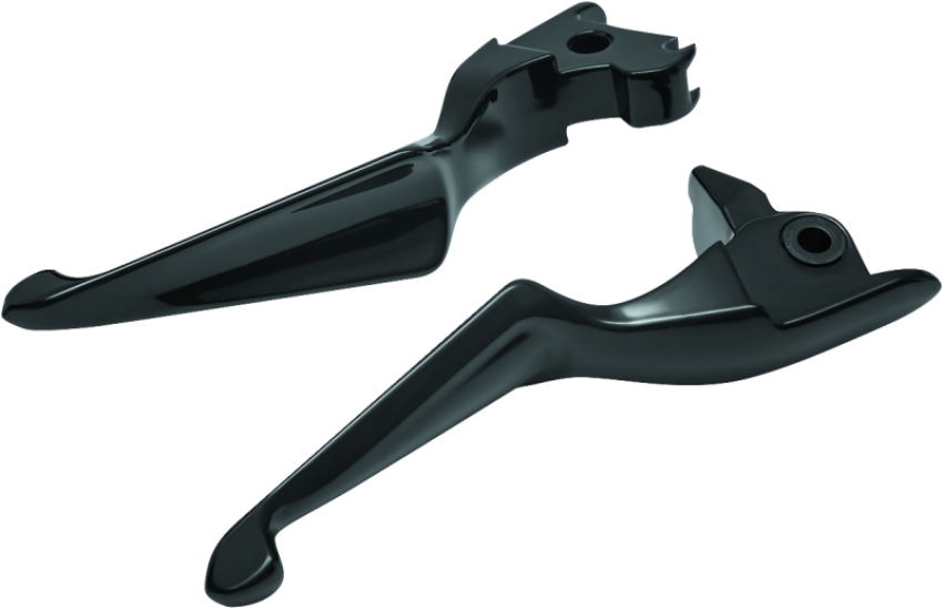 Kuryakyn 1849 Boss Blades Lever Set 14-16 Touring Gloss Black