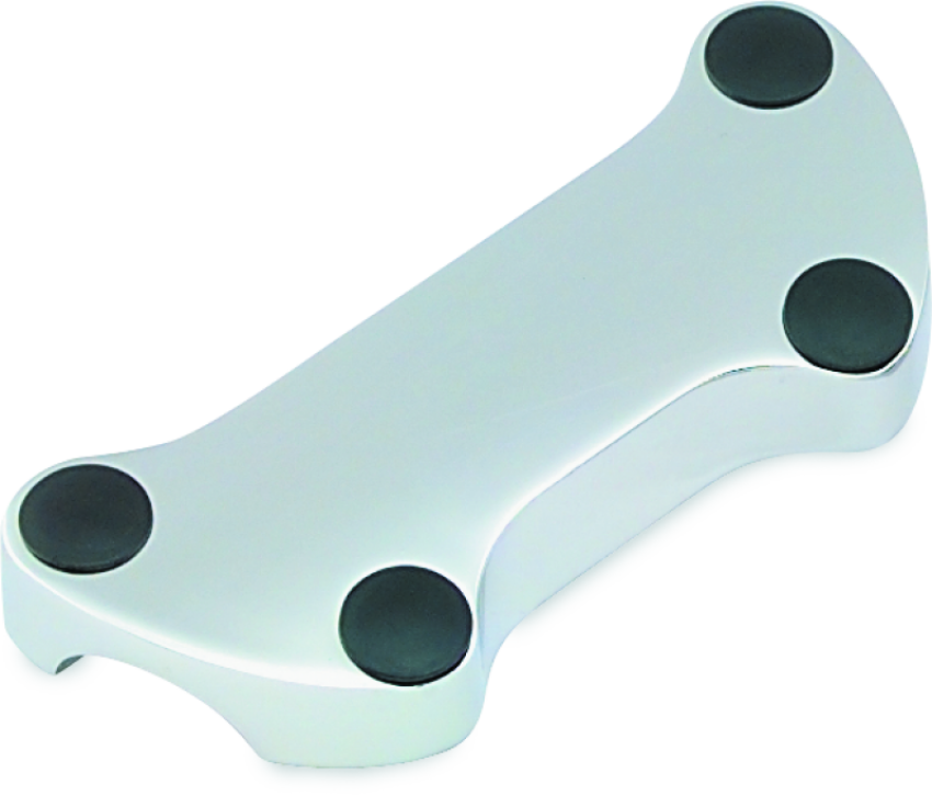 Bikers Choice 490145 74-Up Chrome Handlebar Clamp Without Skirt Replaces H-D 56170-83T