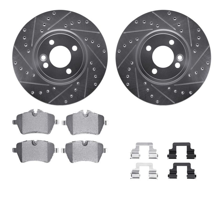 Dynamic Friction 7612-32000 Rotor Kit