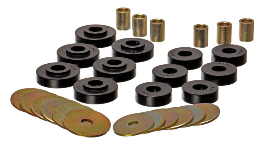 ENERGY SUSPENSION ENE3-4102G 63-69 Vette Body Mounts Black