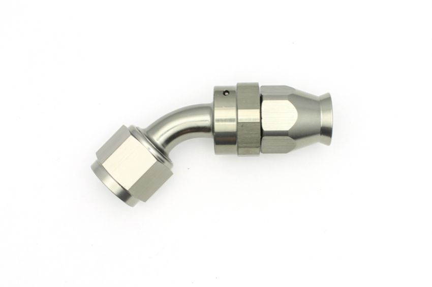 #8 45-Deg Hose End PTFE Series