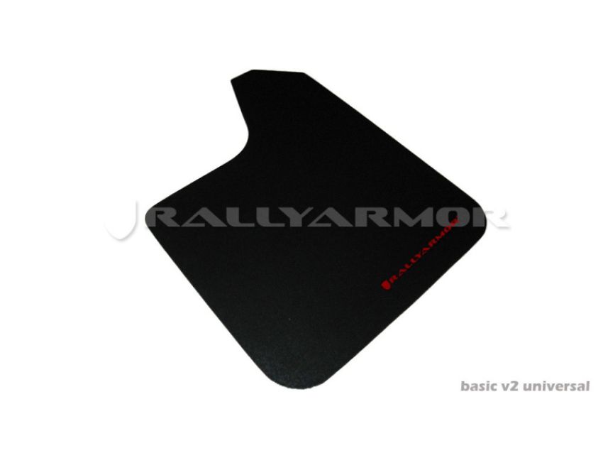 Rally Armor MF12-BAS-RD Black Mud Flap/Red Logo