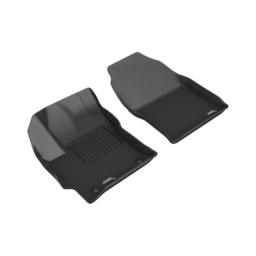 3D MAXpider L1TY26811509 3D MAXider 22-23 Toyota Corolla Cross FWD Kagu Black Floor Mats - Row 1