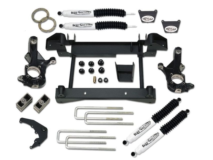 Tuff Country 14985 01-10 Chevy Silverado 2500HD 4x4 4in Lift Kit (w/1pc Sub Frame No Shocks)