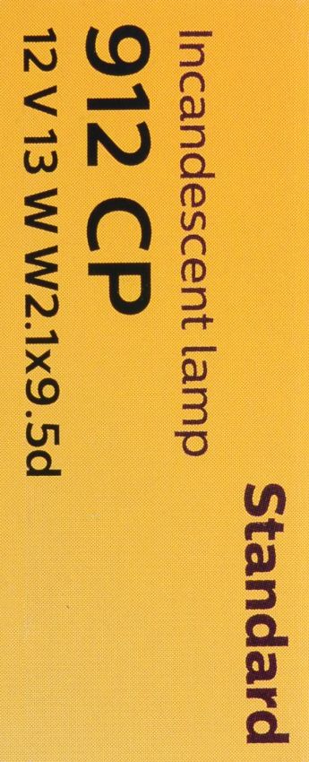 Philips 912CP Philips Standard Miniature 912 Pack of 10