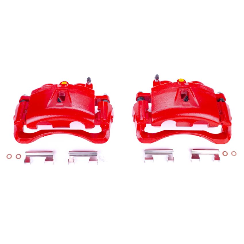PowerStop S4816 Red Powder Coated Calipers