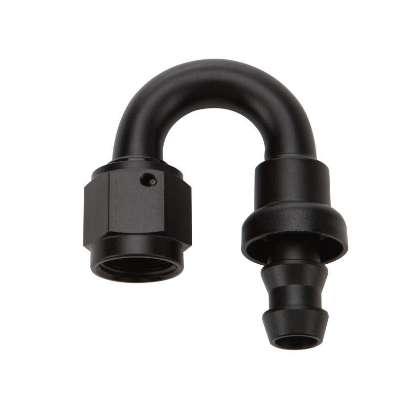 ALLSTAR PERFORMANCE ALL49484 Pushlock Hose End Black 180 Deg Elbow -10
