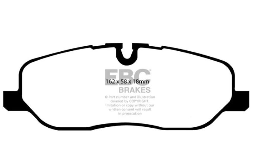EBC Brakes DP41541R Yellowstuff Street And Track Brake Pads
