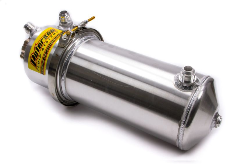 PETERSON FLUID PTR08-0023 Dry Sump Tank 1.5 Gal -12an Male Fittings