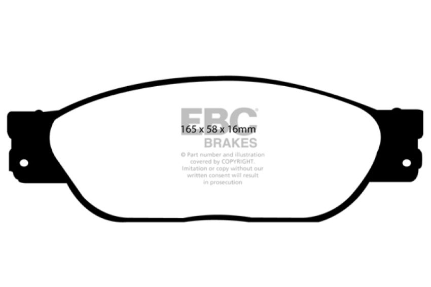 EBC Brakes DP21220/2 Greenstuff 2000 Series Sport Brake Pads