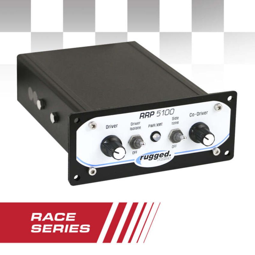 Rugged Radios RRP5100 RRP5100 PRO - Race Series Panel Mount Intercom Without DSP Chips