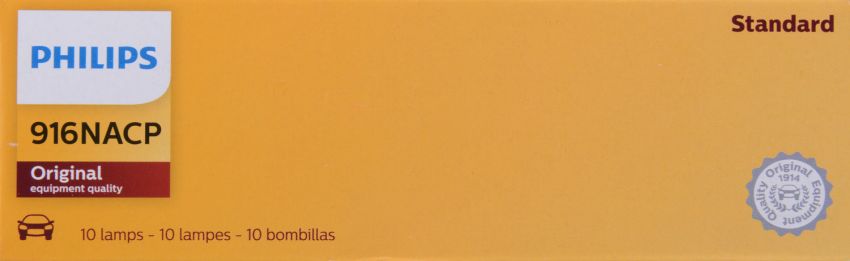 Philips 916NACP Philips Standard Miniature 916NA Pack of 10