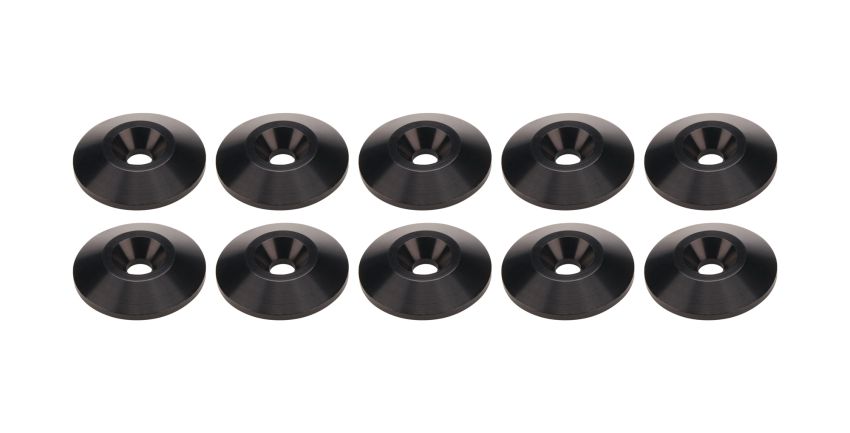 ALLSTAR PERFORMANCE ALL18661 Countersunk Washer Black #10 10pk