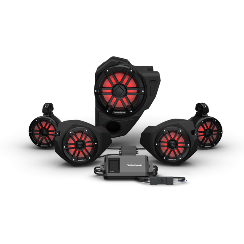 Rockford Fosgate UTV RZR14RC-STG4 Rockford Fosgate 14+ RZR Stage-4 Audio System For Ride Command (Gen-3)