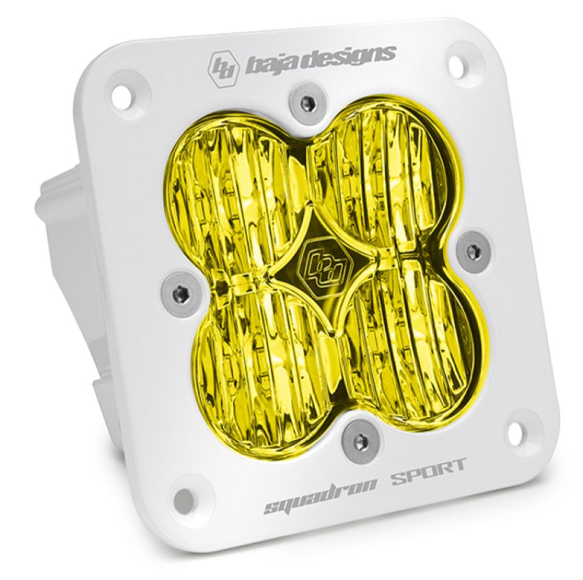 Baja Designs 551015WT Squadron Sport White Flush Mount LED Auxiliary Light Pod