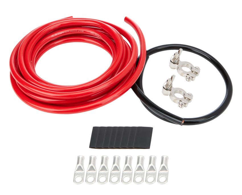 ALLSTAR PERFORMANCE ALL76114 Battery Cable Kit 4 Gauge 1 Battery