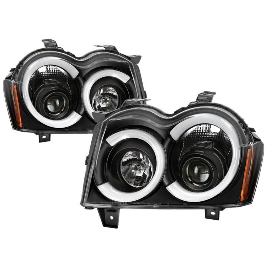 SPYDER 5086129 Light Bar Projector Headlights - Black