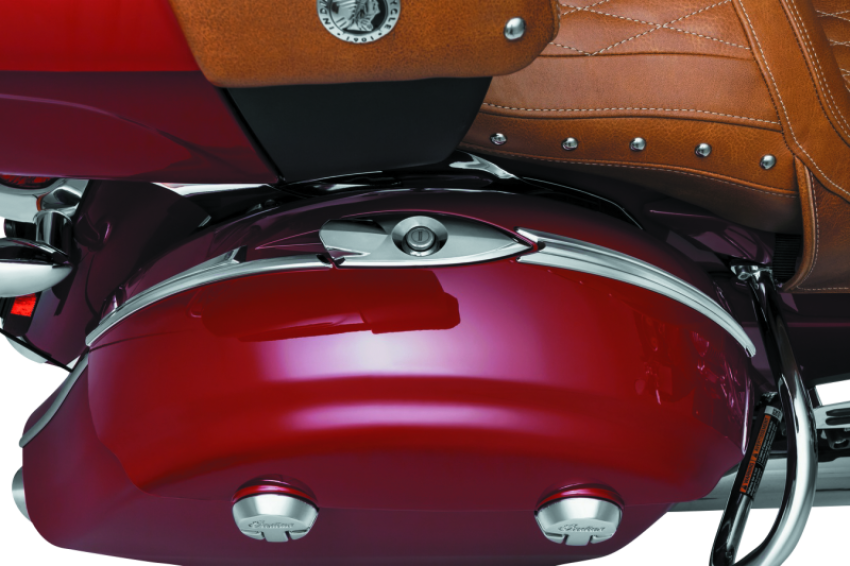 Kuryakyn 5670 Saddlebag Top Trim Indian Chrome