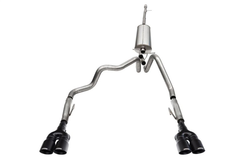 CORSA Performance 21238BPC Corsa 2022-2024 Chevrolet Silverado 1500 Cat-Back Dual Rear Exit with Twin 4in Black Tips