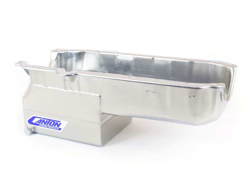 CANTON CAN13-080T SBC Drag Race Oil Pan - 6qt. w/1pc. Rear Main