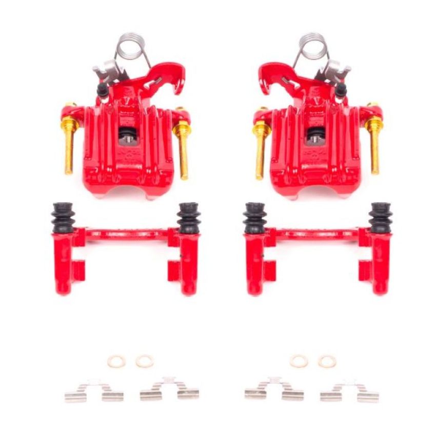 PowerStop S2890 Red Powder Coated Calipers
