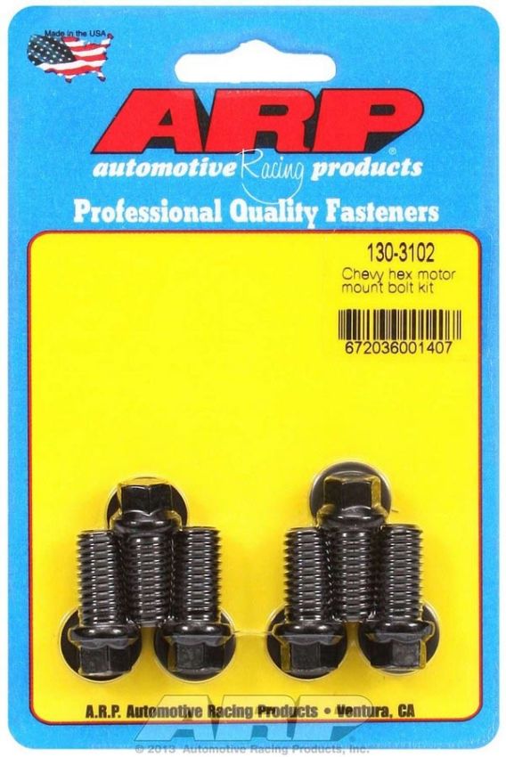 ARP ARP130-3102 Chevy V8 Motor Mount to Block Bolt Kit - 6pt.