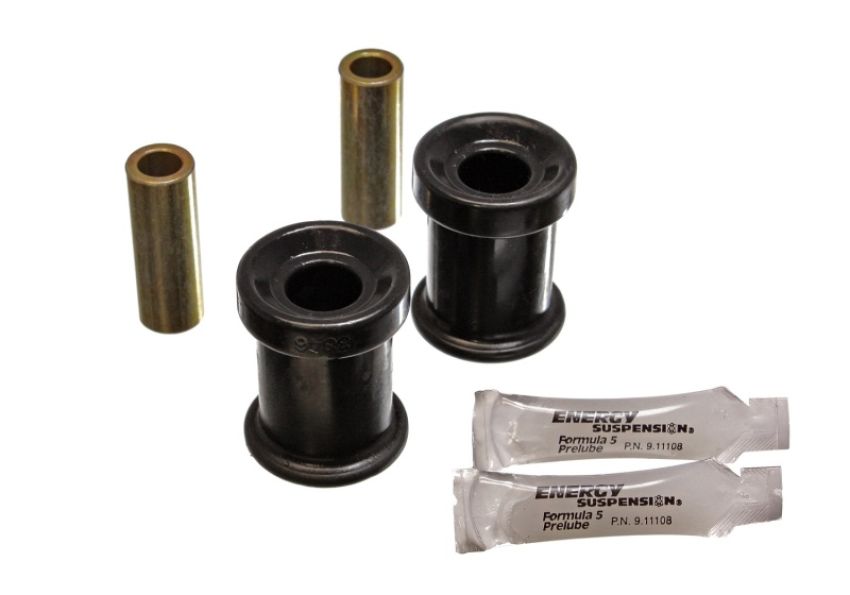 Energy Suspension 15.3116G 79-84 VW Rabbit / 83-87 Scirocco Black Rear Lower and Upper Control Arm Bushing Se