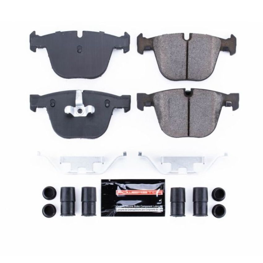 PowerStop Z23-919A PowerStop - Z23 Daily Driver Carbon-Fiber Ceramic Brake Pads with Hardware Kit