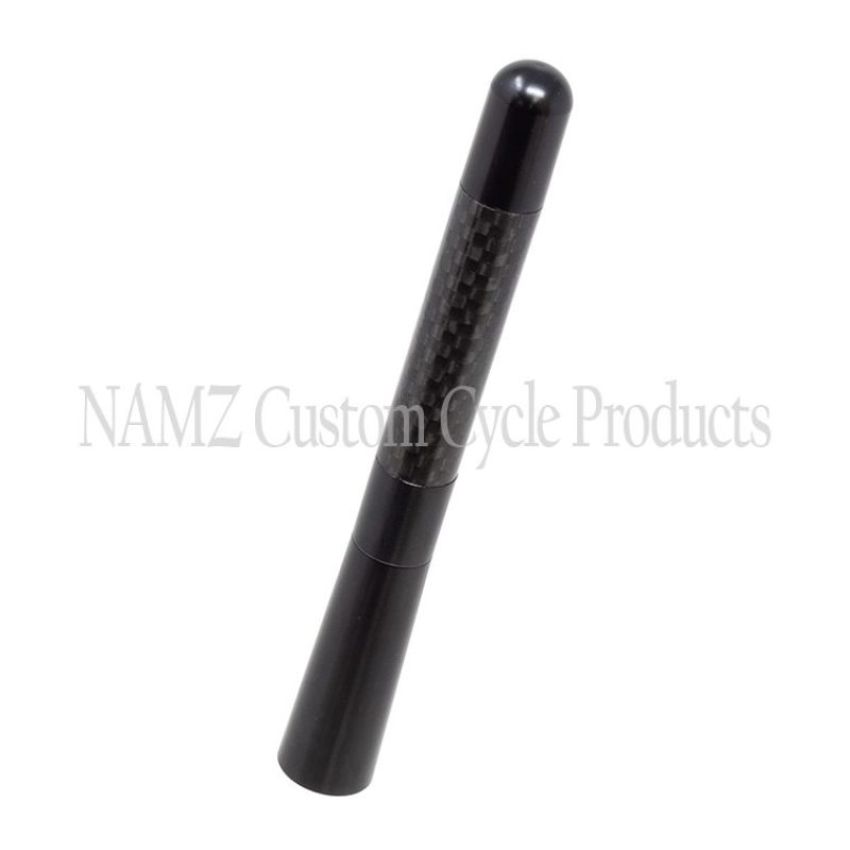 NAMZ NRA-CA1 HD Models w/Existing Audio Antenna Plug-N-Play AM/FM Alum Stubby Antenna w/Carbon Fiber Insert