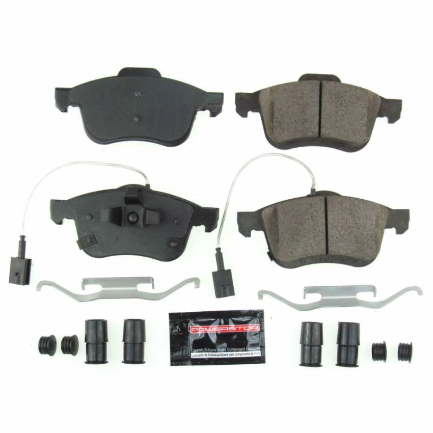 PowerStop Z23-1721A PowerStop - Z23 Daily Driver Carbon-Fiber Ceramic Brake Pads with Hardware Kit
