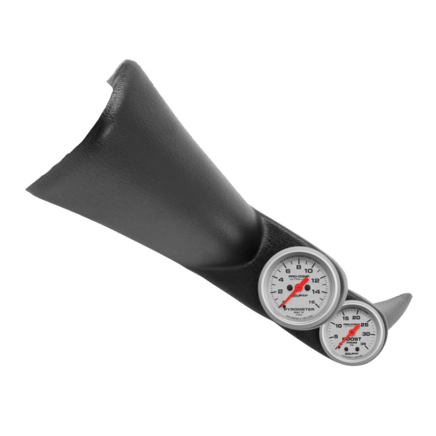 AutoMeter 7084 DIESEL GAUGE KIT, A-PILLAR, GM 01-07, BOOST/EGT, 35PSI/1,600?F, ULTRA-LITE