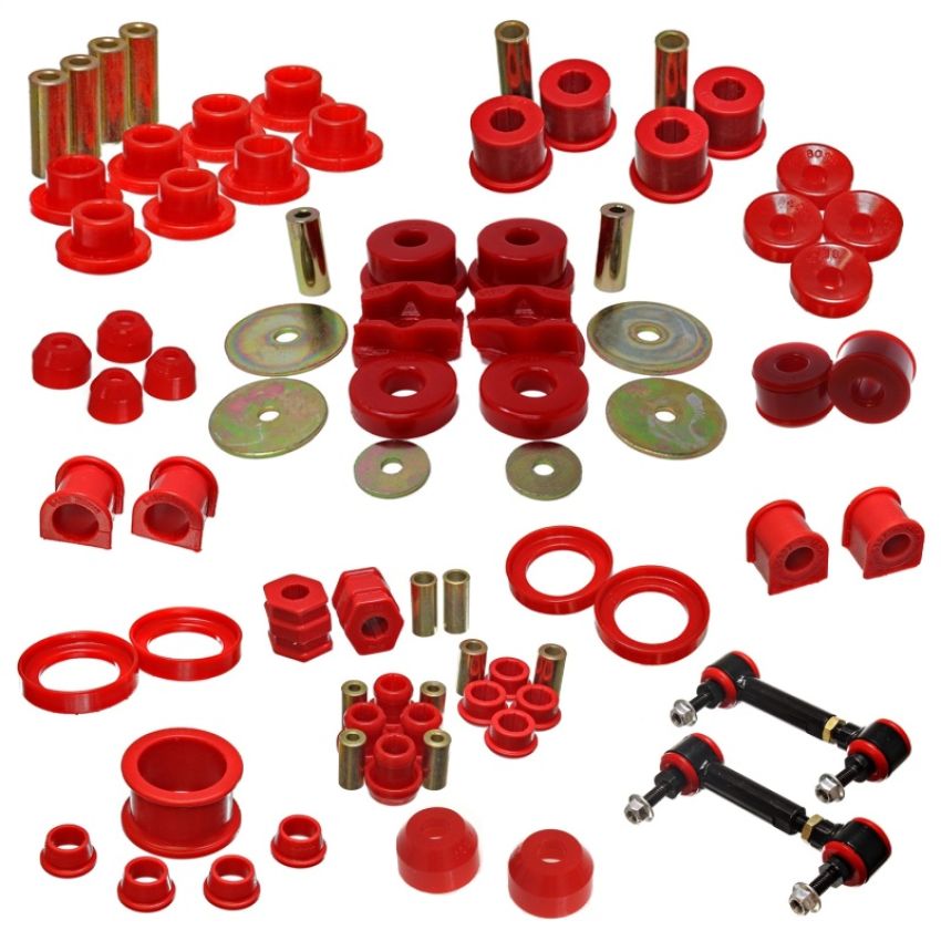 Energy Suspension 16.18116R 97-01 Honda CR-V Master Bushing Set - Red