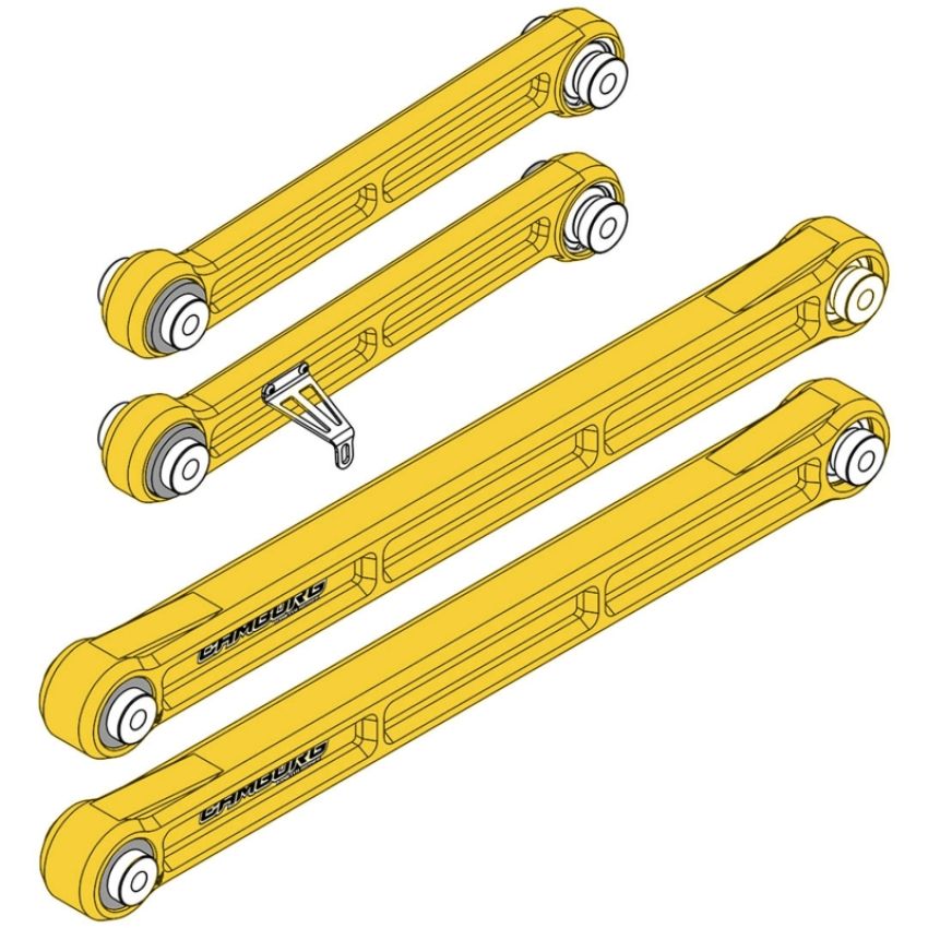 Camburg CAM-320029-GLD Toyota Tundra 2WD/4WD 22-23 KINETIK Series Rear Billet Trailing Arm Kit (Gold)