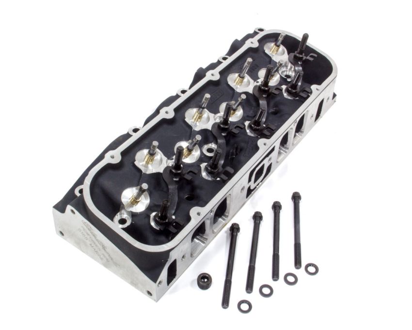 Edelbrock 61559 Single Marine BBC Rect Port Head w/ Valves