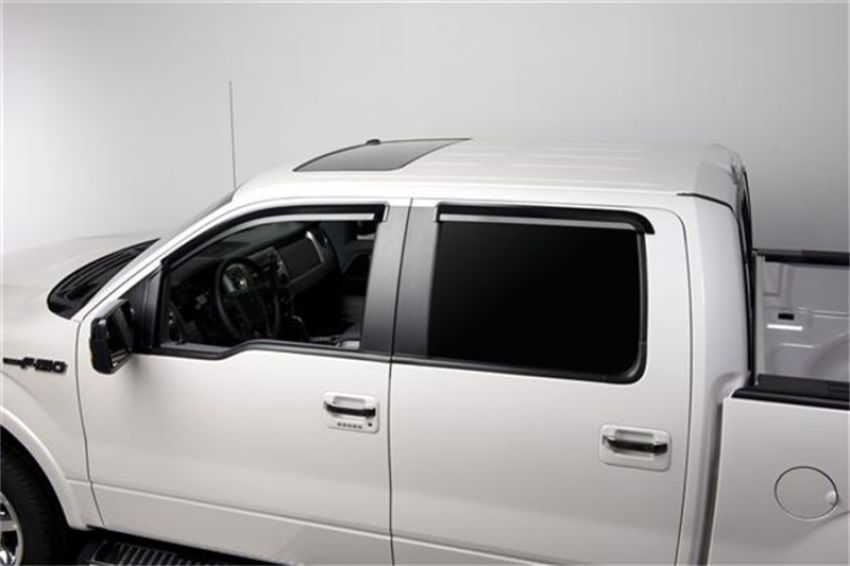 Putco 580153 09-14 Ford F-150 Crew Cab - Tape on Application Element Tinted Window Visors